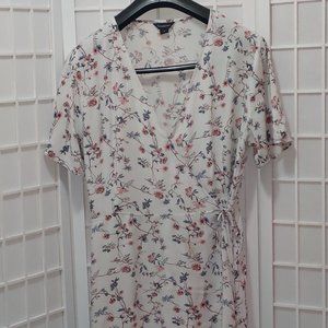 Trendsetter Floral Wrap Dress